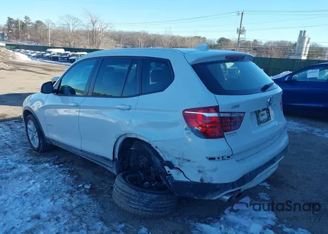 2016 BMW X3 xDrive28I from USA, damaged, VIN 5UXWX9C52G0D81959